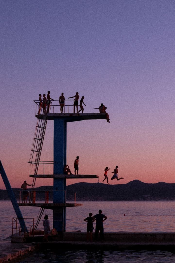 enjoying the moment - Kolovare Beach, Zadar